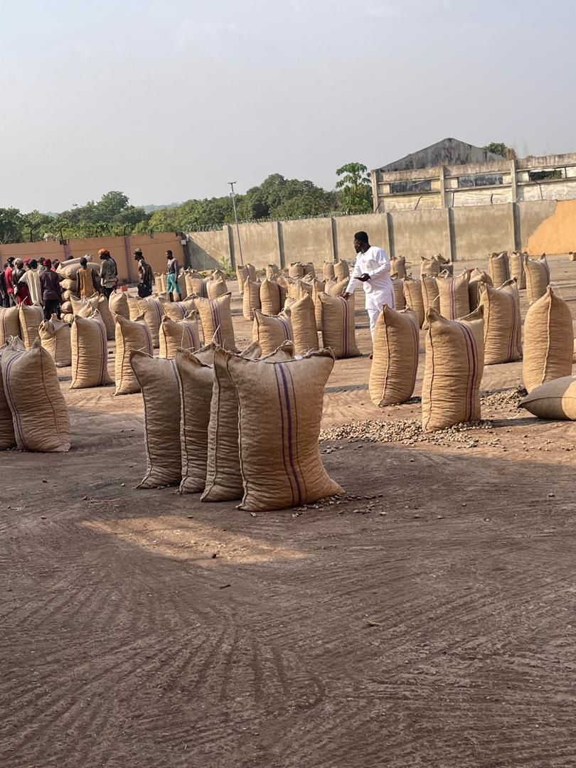 Commodity aggregation yard
